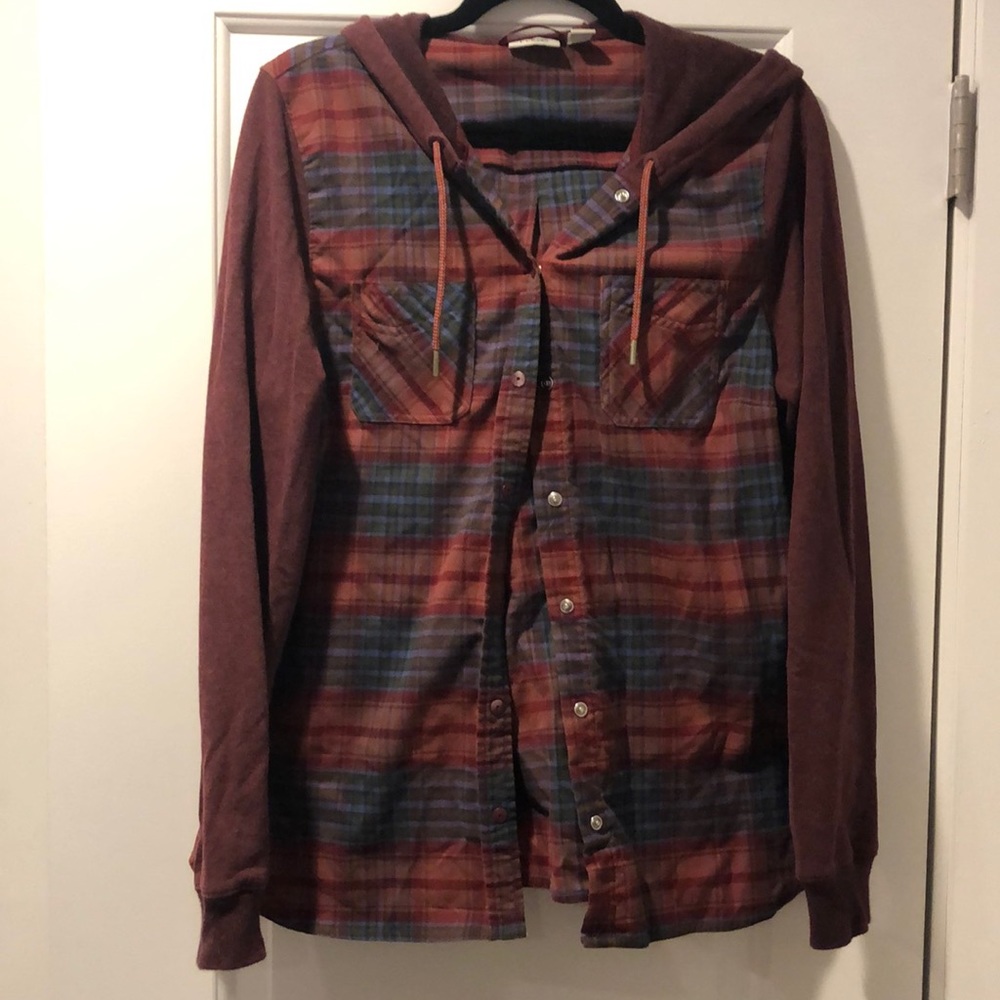 L.L. Bean Snap Hoodie